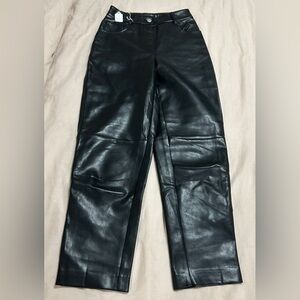 Aritzia Wilfred free faux leather pants XS